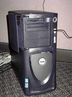 Front of computer