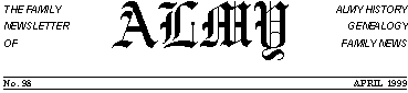 Almy Newsletter Masthead