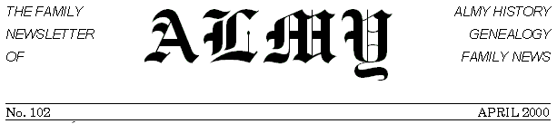 Almy Newsletter Masthead