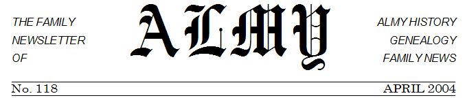 Almy Newsletter Masthead