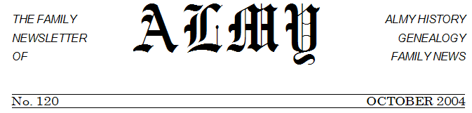 Almy Newsletter Masthead