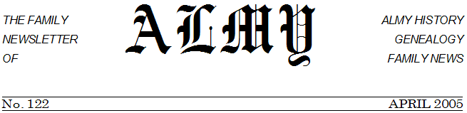 Almy Newsletter Masthead