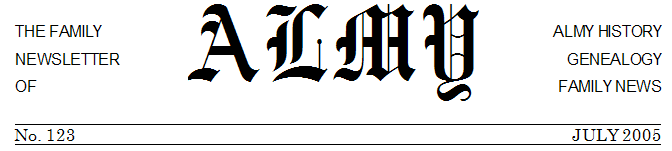 Almy Newsletter Masthead